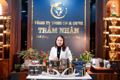 CÔNG TY TNHH DV&TMTH TRẦM NHÂN: Nữ giám đốc trẻ năng động, tâm huyết với đặc sản truyền thống của quê hương