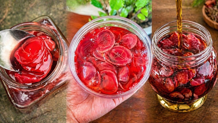 cach ngam nhung huou tuoi voi mat ong