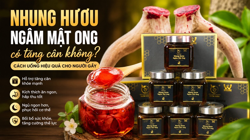 nhung huou ngam mat ong co tang can khong
